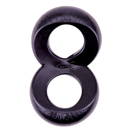 Chisa Duo Cock 8 Ball Ring-melns