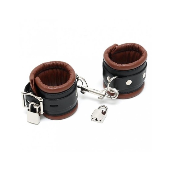 Bondage Play Hand Cuffs LUX 7 CM with Padlocks