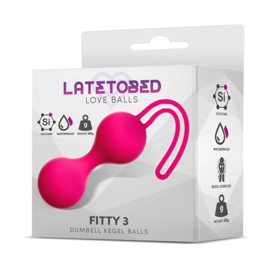 Latetobed Fitty 3 - hanteles Kegel Balls 62 gr