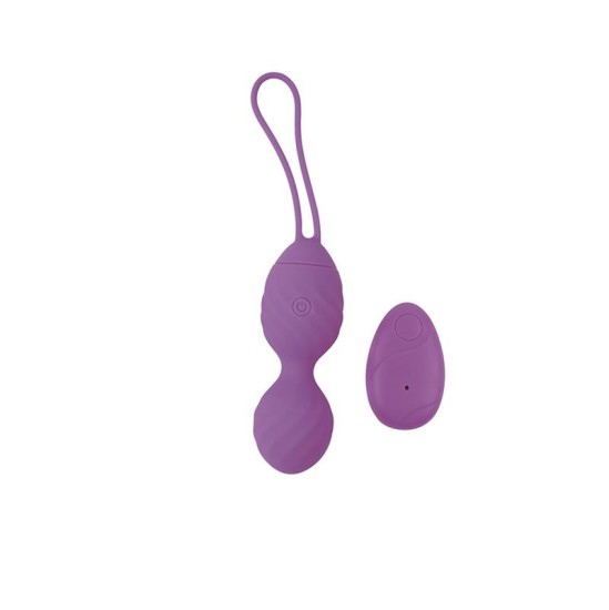 Chisa Vibrating Egg Remote Control Ridged USB Silicone 7.4