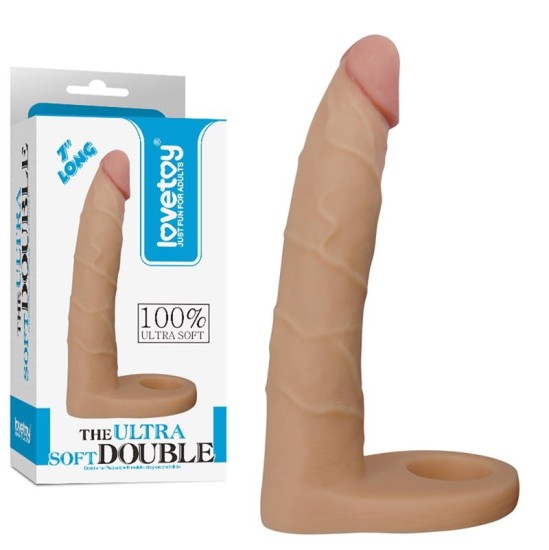 Lovetoy Дилдо The Ultra Soft Double 7 Flesh