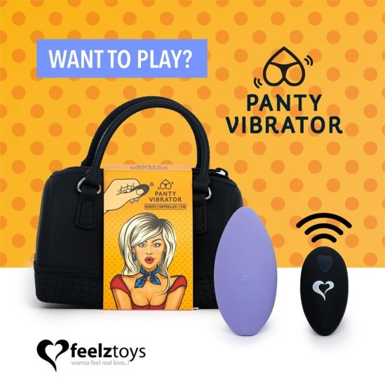 Feelztoys Panty Vibe puldiga juhitav vibraator, lilla