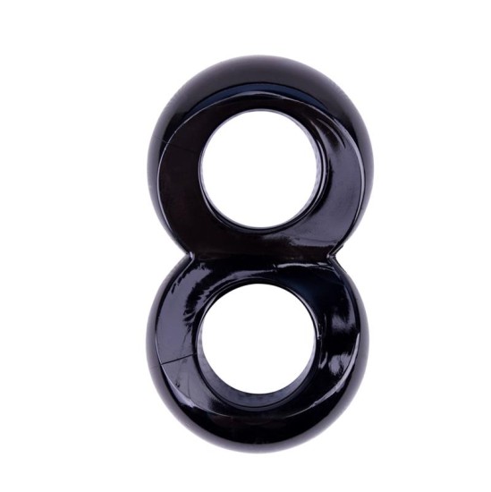 Chisa Duo Cock 8 Ball Ring-melns