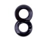 Chisa Duo Cock 8 Ball Ring-melns