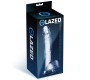 Glazed Realistiškas dildo su sėklidėmis kristalinė medžiaga 18 cm