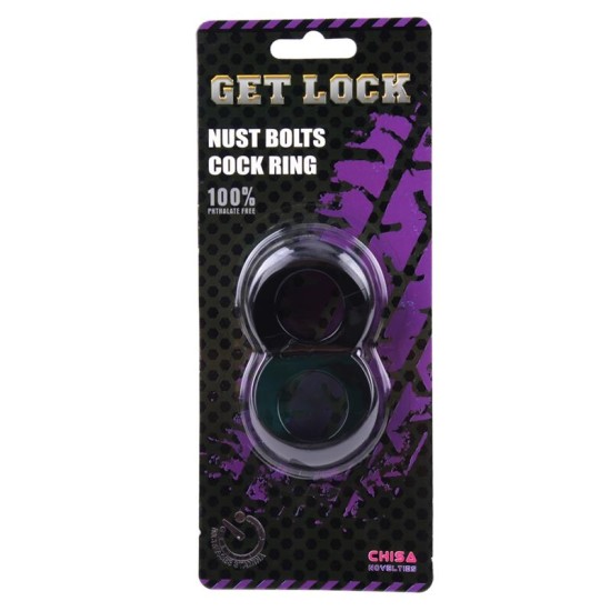 Chisa Duo Cock 8 Ball Ring-melns