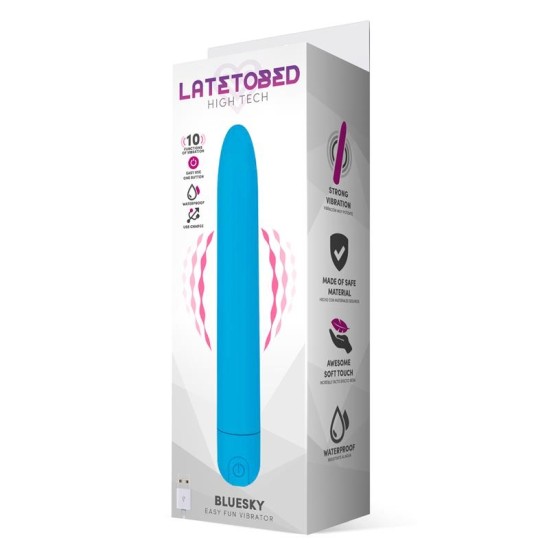 Latetobed Bluesky Vibe 10 Functions 18,5 cm USB Mate Blue