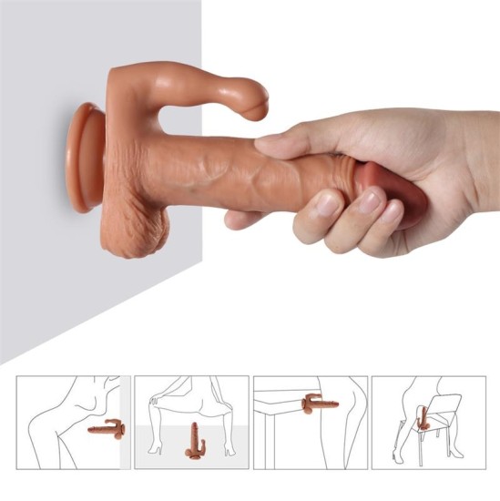 Shequ Brody Dildo with 20 Modes of Vibration and Clitoris Stimulator