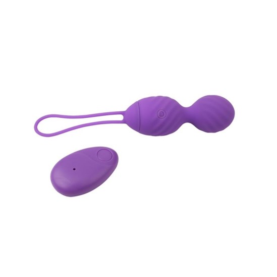 Chisa Vibrating Egg Remote Control Ridged USB Silicone 7.4