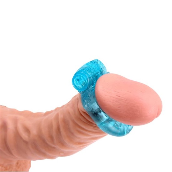 Chisa Vibrating Cock Ring 1.8 cm Blue