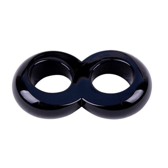 Chisa Duo Cock 8 Ball Ring-melns