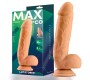 Max & Co Creig Realistlik Dildo munanditega 8.5 Liha