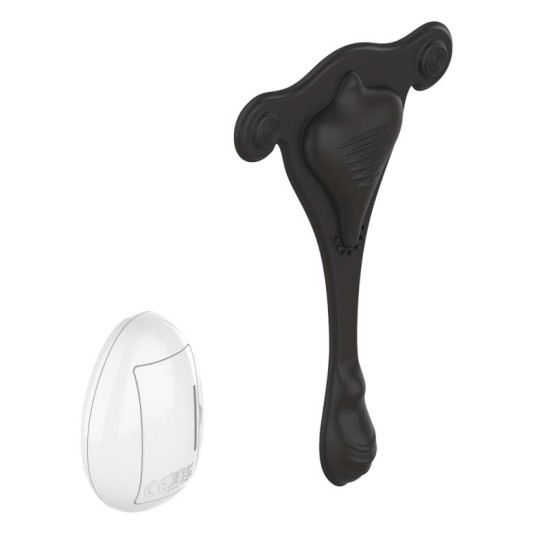 A-Gusto Panty Stimulator with Remote Control USB Black