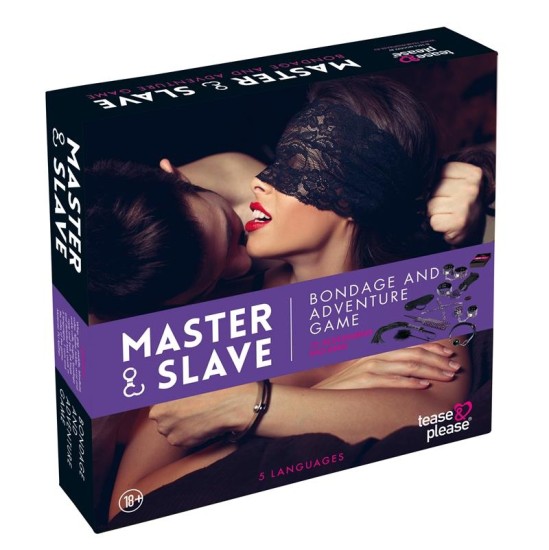 Tease & Please Spēle Master & Slave Bondage Purple