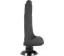 Basecock REALISTIC VIBRATOR 2-1 melns 18.5 CM