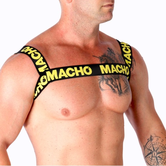 Macho Underwear MACHO - DOUBLE YELLOW HARNESS