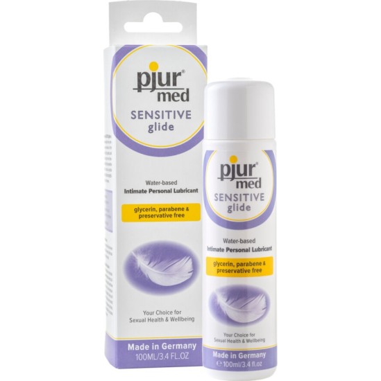 Pjur MED SENSITIVE GLIDE ŪDENS BĀZES LUBRIKANTS 100 ML