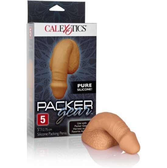 California Exotics CALEX SILICONE PAKEND PEENIS 12,75CM KARAMELL