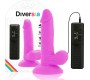 Diversia FLEXIBLE VIBRATING Dildo 17 CM - violets