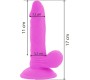 Diversia LANKSUS VIBRAVIMAS Dildo 17 CM - violets