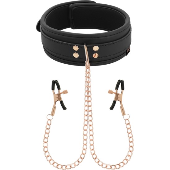 Coquette Fantasy COQUETTE CHIC DESIRE - FANTASY NIPPLE CLAMP KAKLROTA AR NEOPRĒNA ODERI