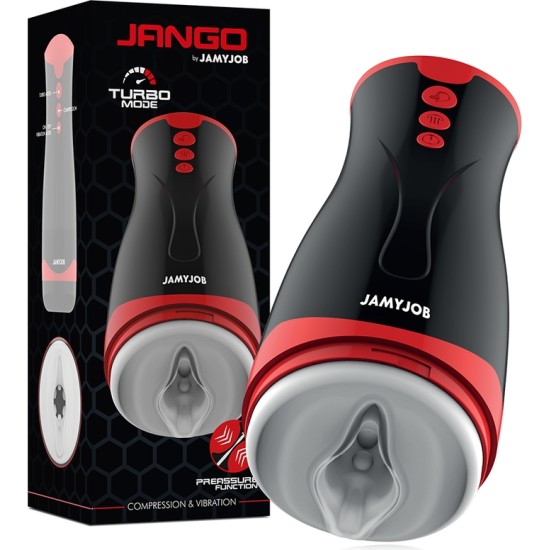 Jamyjob JANGO KOMPRESIJAS UN VIBRĀCIJAS MASTURBATORS