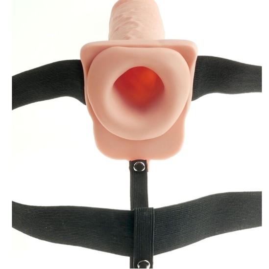 Fetish Fantasy Series REGULĒJAMĀ IEKĀRTA REĀLISTS PENIS AR LĀDĒJAMĀM BOMĒM UN VIBRATORS 28 CM