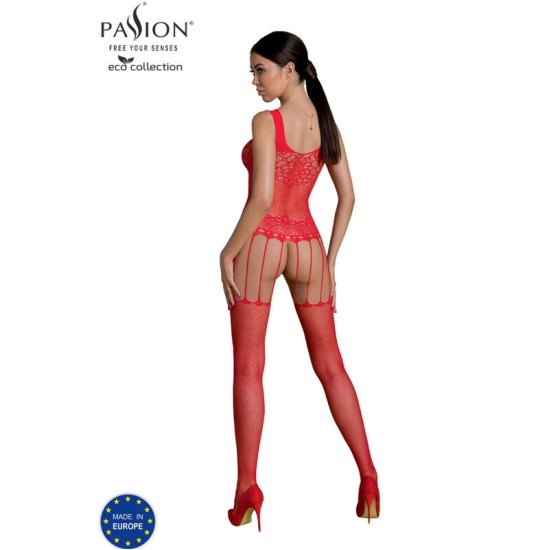 Passion Woman Bodystockings PASSION - ECO COLLECTION BODYSTOCKING ECO BS001 RED