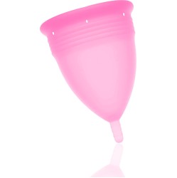 Stercup MENSTRUAL TASU SUURUS S ROOSA VÄRVUS FDA SILIKOON