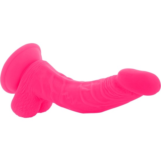 Diversia Elastīgs Vibrējošs Dildo 21,5 CM - rozā