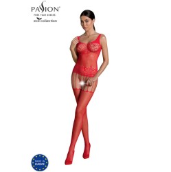 Passion Woman Bodystockings AISTRA - EKO KOLEKCIJA BODYSTOCKING ECO BS001 RED