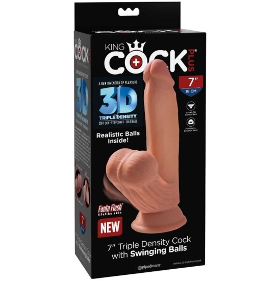 King Cock Plus 3D GAILES ŠŪGOŠANAS BUMDES 15,2 CM