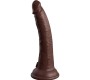 King Cock ELITE - REĀLISTS SILIKONA DILDO 17,8 CM BRŪNA