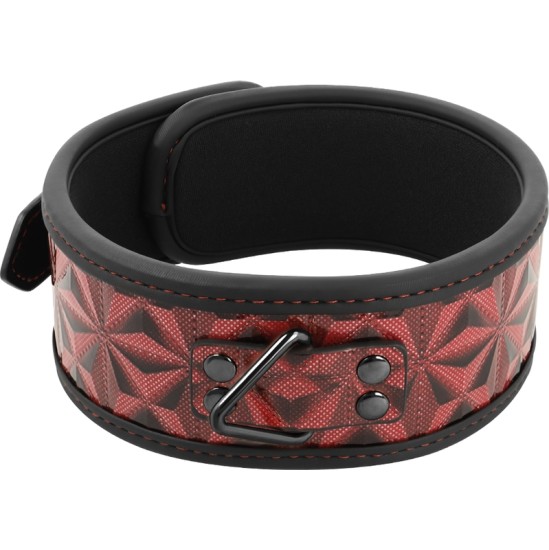 Begme Red Edition BEGME - RED EDITION PREMIUM VEGAN LEATHER COLLAR WITH NEOPRENE LINING