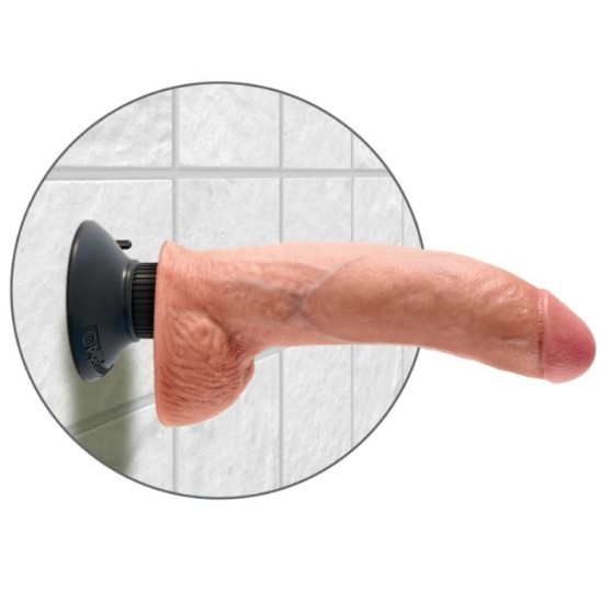 King Cock Vibrators ar sēkliniekiem 23 CM