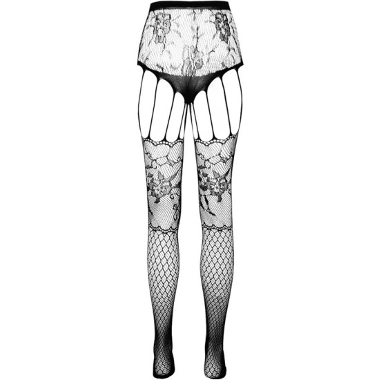 Passion Woman Garter & Stock KIRG - ECO KOLLEKTSIOON BODYSTOKING ECO S004 MUST