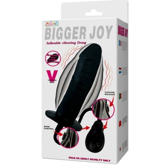 Baile Stimulating BIGGER JOY PRIPUČIAMAS VIBRACINĖS DONGAS 16 CM