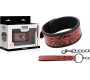 Begme Red Edition BEGME - RED EDITION PREMIUM VEGAN LEATHER COLLAR WITH NEOPRENE LINING