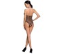 Passion Woman Bodystockings PASSION WOMAN BS087 MUSTA SUUR ÜHE SUURUSEGA