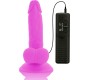 Diversia FLEXIBLE VIBRATING Dildo 17 CM - violets