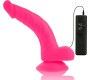 Diversia Elastīgs Vibrējošs Dildo 21,5 CM - rozā