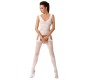 Passion Woman Bodystockings PASSION WOMAN BS046 WHITE BODYSTOCKING VIENS IZMĒRS