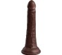 King Cock ELITE - REĀLISTS SILIKONA DILDO 17,8 CM BRŪNA