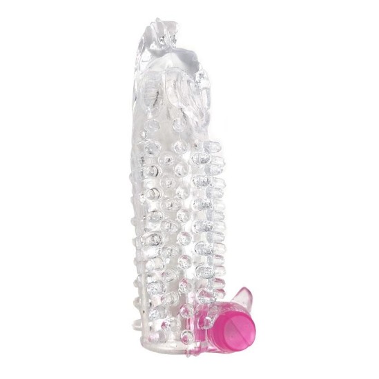 A-Gusto Vibrating Penis Sleeve Clear