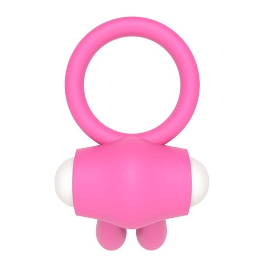 Lovetoy Vibreeriv Cockring Power Clit Pink