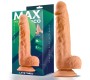 Max & Co Andi tikroviškas dildo su sėklidėmis 9.1 kūnas