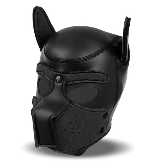 Intoyou Bdsm Line Hound Neoprene Dog Hound Removable Muzzle Black One Size