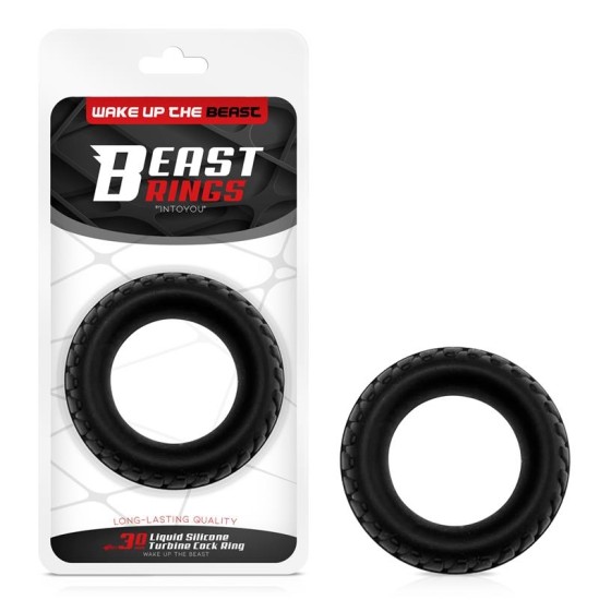 Beast Rings Penis Ring Turbine Liquid Silicone 30 mm