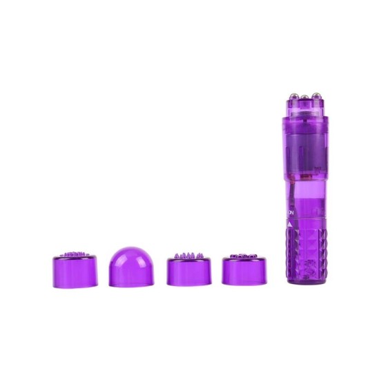 Chisa Mini Massager 3 Heads Purpurs