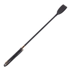 Latetobed Bdsm Line Klassikaline Metal Crop must ja kuldne